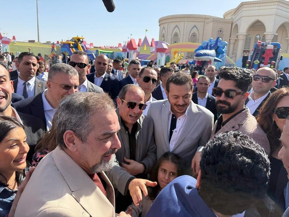 مصطفى شعبان: تشرفت بصلاة العيد مع الرئيس عبد الفتاح السيسي