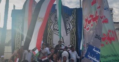 لا للتهجير.. الآلاف من أبناء قنا يشاركون في وقفة ضد التهجير القسرى لأهل غزة