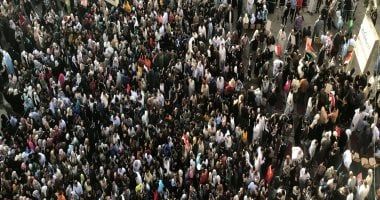 المصلون بجنوب سيناء يحتشدون منددين بمخطط تهجير الفلسطينيين.. فيديو