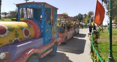 فرحة العيد.. الطفطف يجوب الحديقة الدولية احتفالا بالعيد.. صور