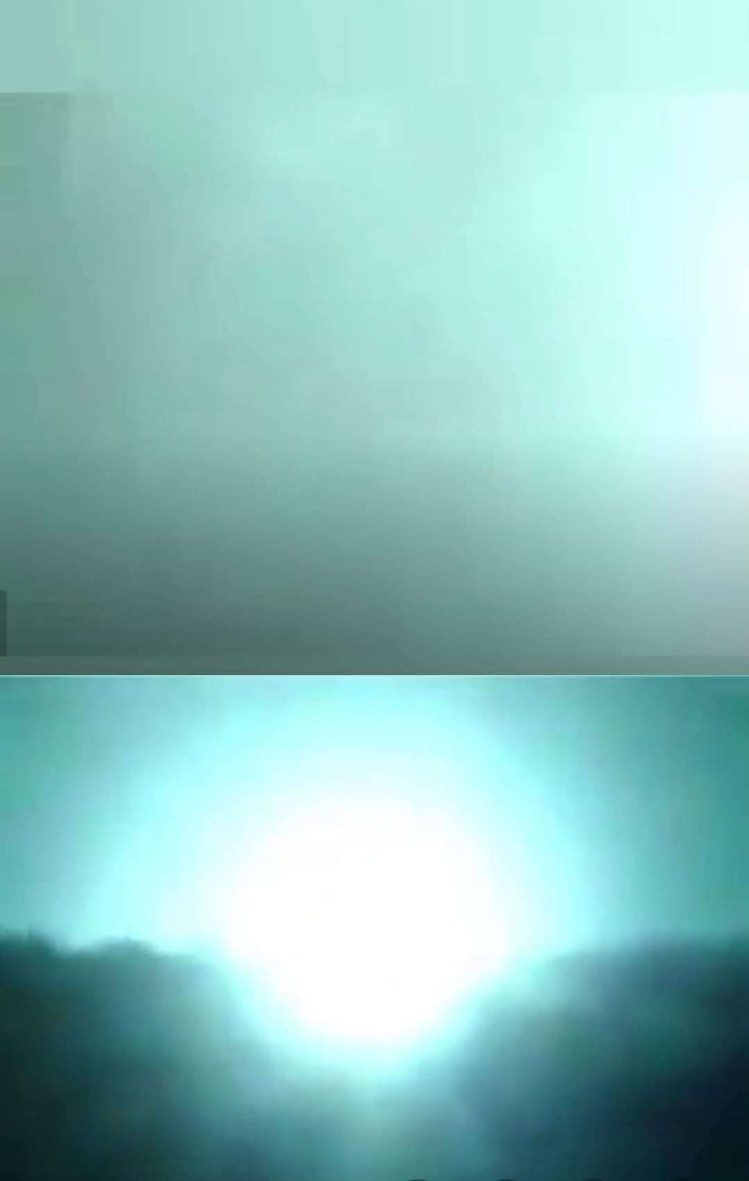 بالصورة .. ليل صعدة يتحول إلى اللون الأزرق و ناشطون يتسألون