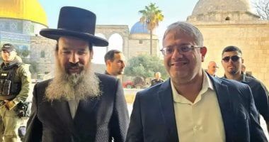 إيتمار بن غفير يجدد اقتحامه للمسجد الأقصى.. صور