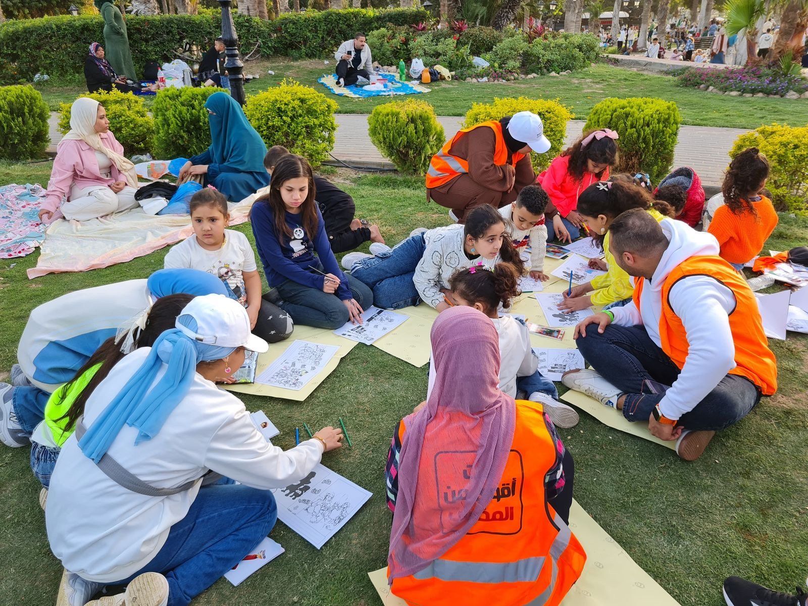 أنشطة صندوق مكافحة الإدمان داخل المناطق المطورة والحدائق العامة