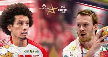 علي زين وحسن قداح فى مواجهة حاسمة بدوري أبطال أوروبا لليد عبر "ON Sport"