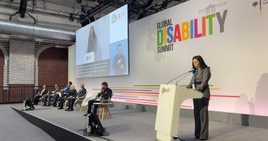 وزيرة التضامن تلقى كلمة مصر فى القمة العالمية للإعاقة بـ" برلين"