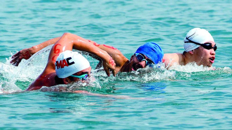 الامارات | شاطئ جميرا يحتضن منافسات المياه المفتوحة في «دولية دبي»