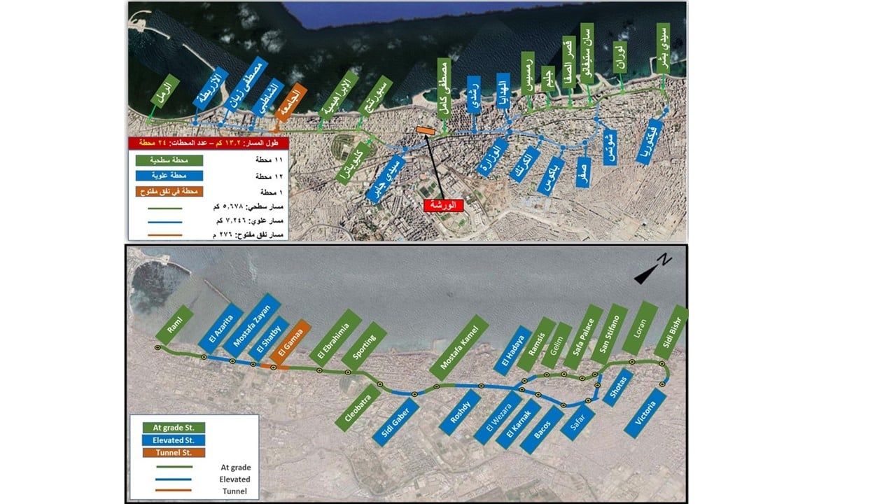 لتخفيف الازدحام.. وزارة النقل تعيد تأهيل ترام "فيكتوريا - الرمل" خلال 3 سنوات