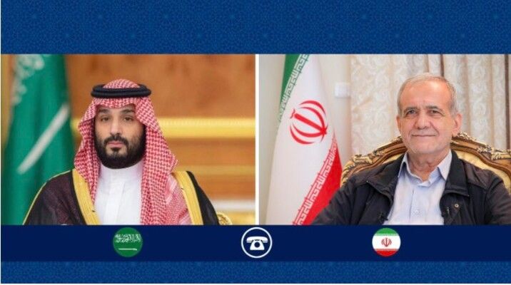 الرئيس الايراني اجرى اتصالا بولي العهد السعودي بحث خلاله العلاقات الثنائية والتطورات الإقليمية