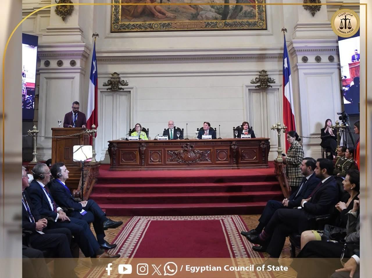 مجلس الدولة يشارك في مؤتمر الرابطة الدولية للسلطات الإدارية العليا (IASAJ)