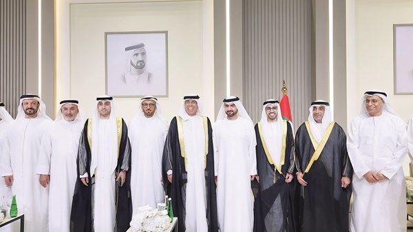 عبدالله بن سالم القاسمي يشهد حفل زفاف خليفة أحمد الشيخ