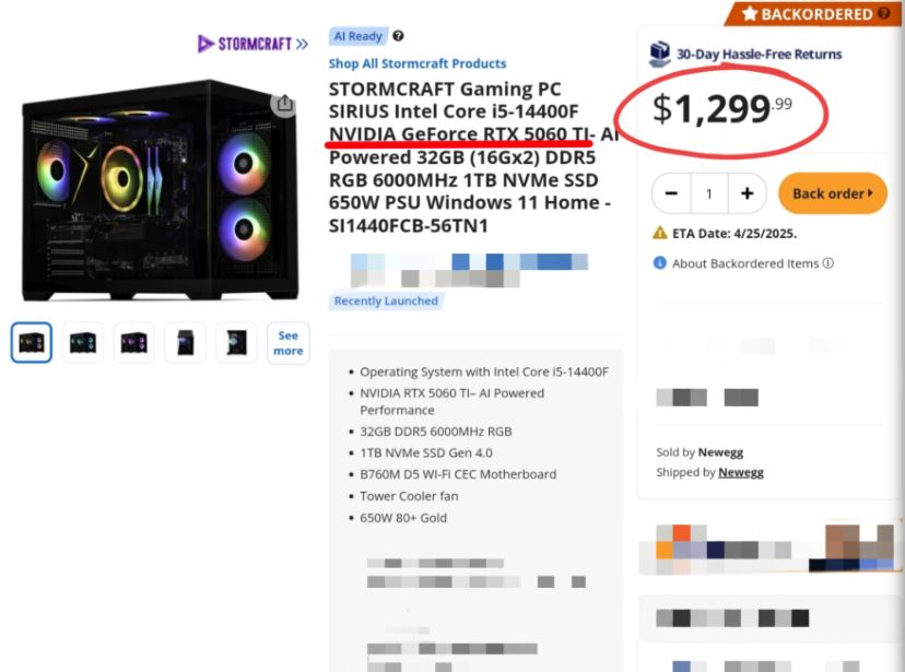 تكنولوجيا: تسريبات عن RTX 5060 تكشف نهاية أجهزة إنيفيديا الاقتصادية للألعاب