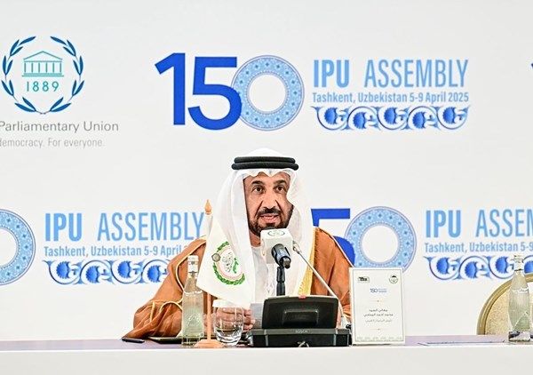 اليماحي: البرلمان العربي ملتزم بدعم القضايا العربية وعلى رأسها فلسطين