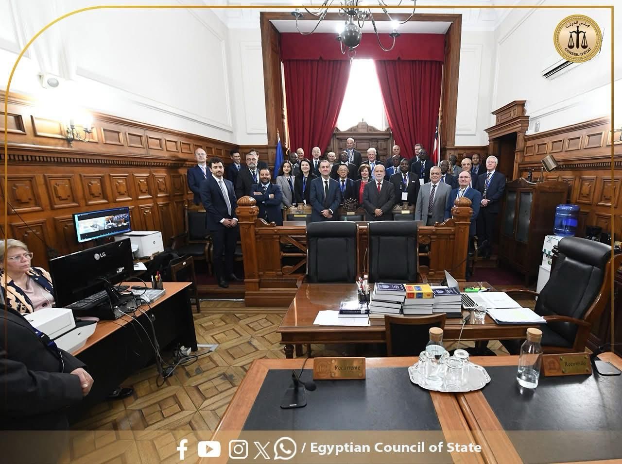 مجلس الدولة يشارك في مؤتمر الرابطة الدولية للسلطات الإدارية العليا (IASAJ)