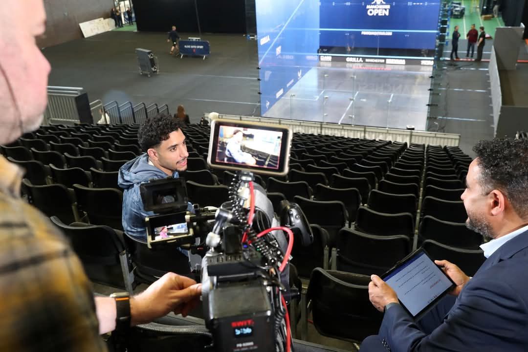 مرموش: صلاح محترف عظيم وأسعى لكتابة قصتى وتعلمت من الاسكواش عدم الاستسلام