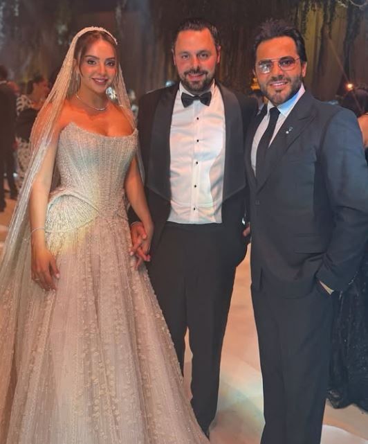 لقطات من حفل زفاف حاتم نجل جورج وسوف.. راغب علامة يغنى مع سلطان الطرب