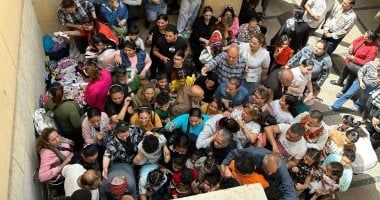 كنيسة العذراء بمسطرد تستقبل نذور المحبين فى الصوم الكبير