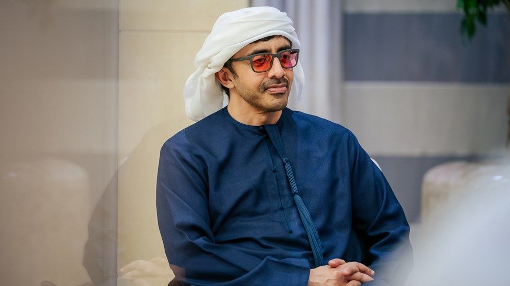 عبدالله بن زايد يستقبل وزير الخارجية الإسرائيلي
