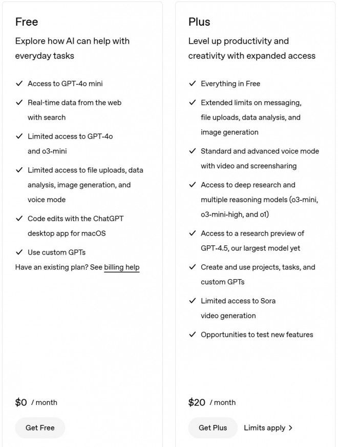 تكنولوجيا: حساب ChatGPT Plus مجانى لفترة محدودة.. ولكن فقط لهؤلاء الأشخاص