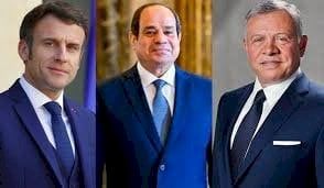 قمة مصرية فرنسية أردنية الإثنين في القاهرة