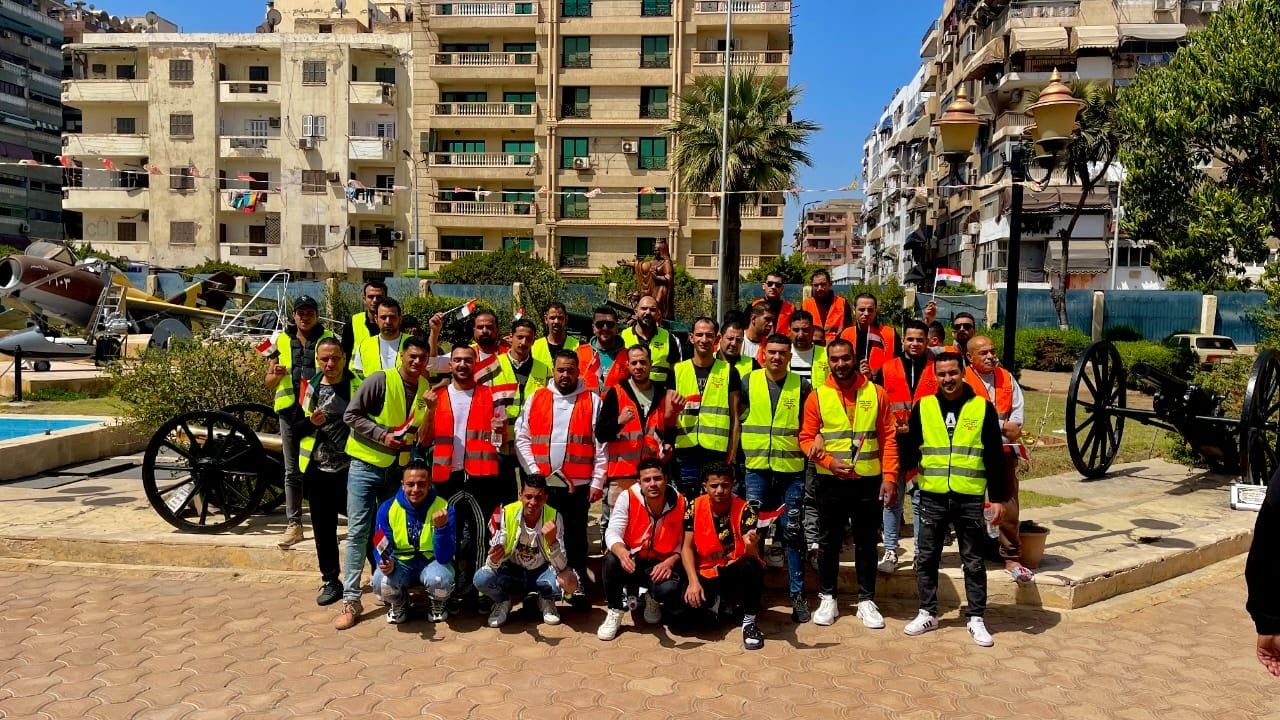 صندوق مكافحة الإدمان ينظم زيارة للمتعافين إلى المتحف الحربى ببورسعيد