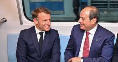 تفاصيل جولة الرئيس السيسى ونظيره الفرنسى بمحطة عدلى منصور التبادلية