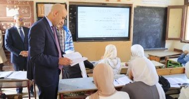 وزير التعليم خلال جولة بالمنوفية يشيد بانصباط الدراسة بمدارس إدارة الباجور