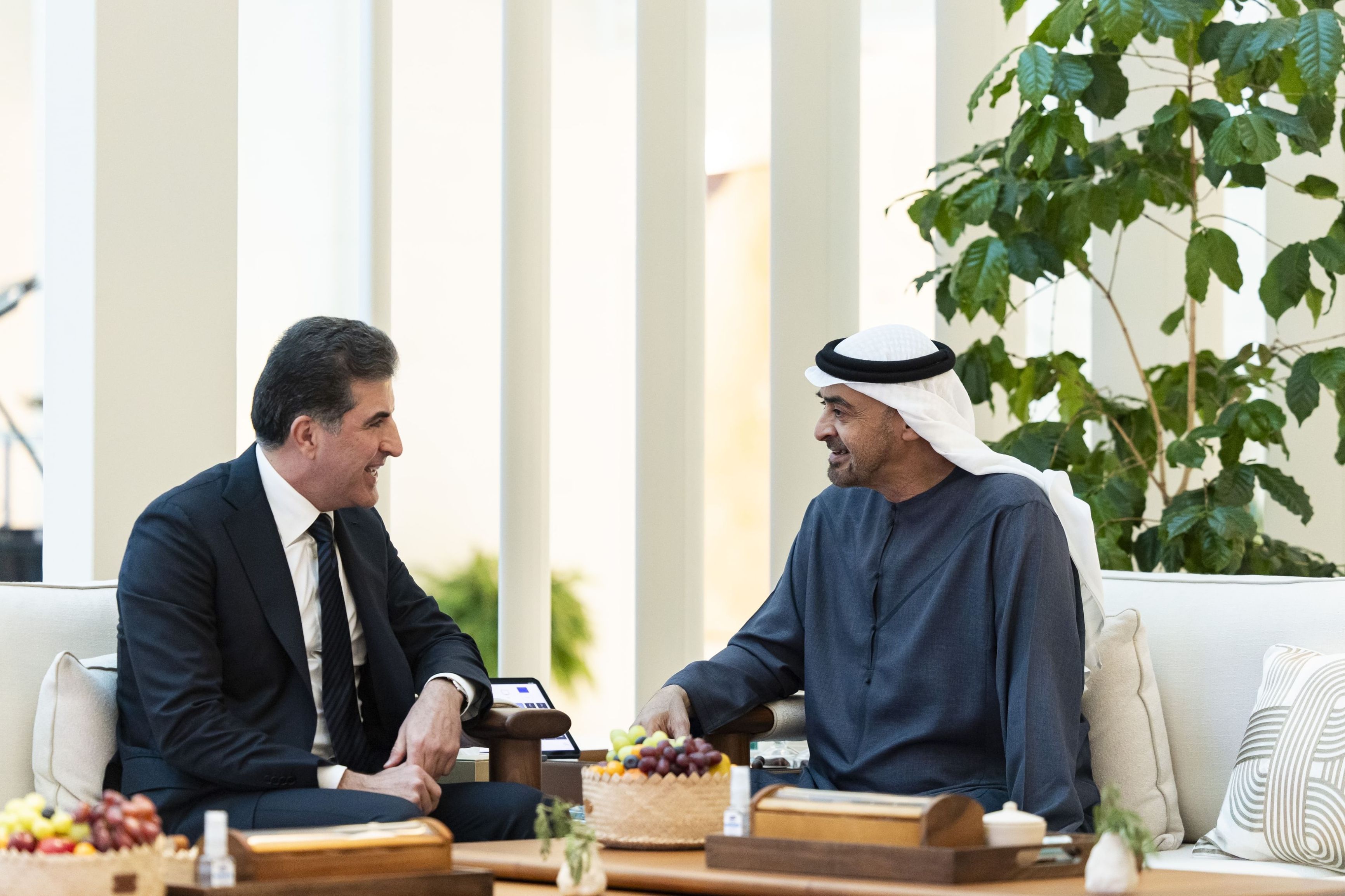 الامارات | رئيس الدولة يبحث العلاقات مع رئيس إقليم كردستان العراق