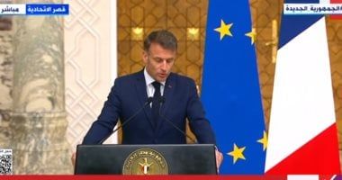 ماكرون: مصر شريك استراتيجى لفرنسا ونحرص على استقرارها ورخاء شعبها