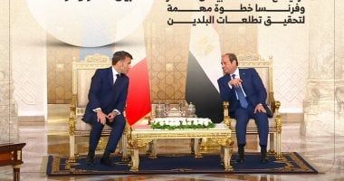 رفض تهجير الفلسطينيين.. رسائل الرئيس السيسى خلال مؤتمر صحفى مع ماكرون.. إنفوجراف