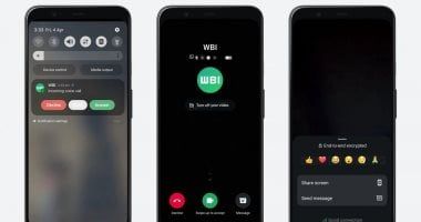 تكنولوجيا: واتساب يختبر ميزات جديدة للمكالمات الصوتية والمرئية على أجهزة أندرويد