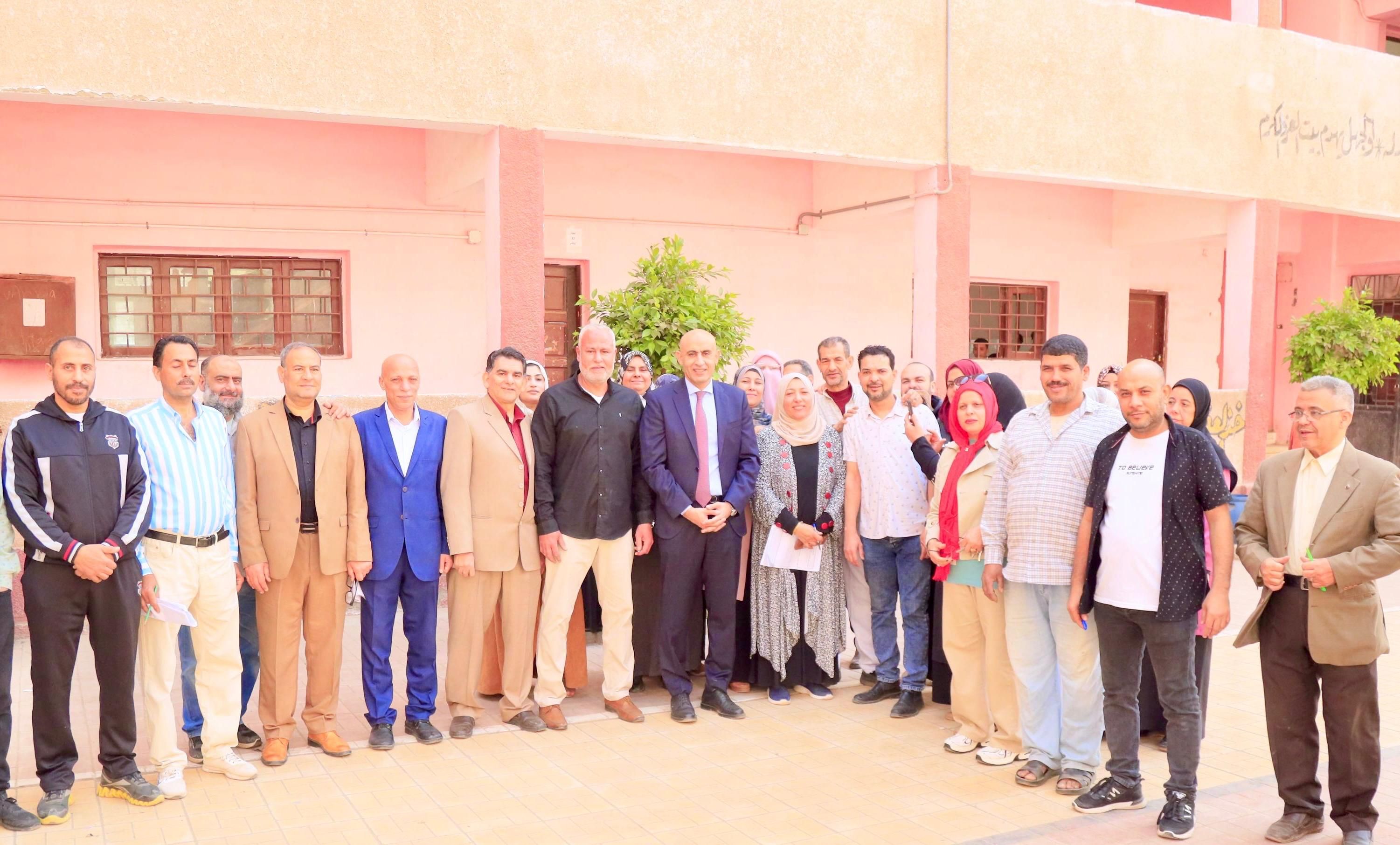 وزير التعليم خلال جولة بالمنوفية يشيد بانصباط الدراسة بمدارس إدارة الباجور