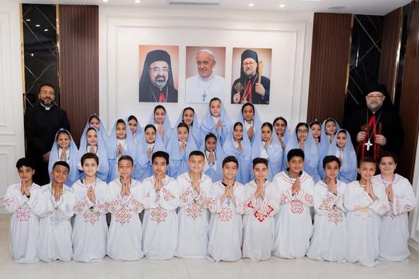 بطريرك الأقباط الكاثوليك يترأس القداس الإلهى فى كنيسة العذراء بشبرا