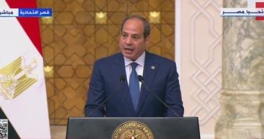 الرئيس السيسى: تعزيز السلام بالشرق الأوسط لن يتحقق إلا بتسوية القضية الفلسطينية