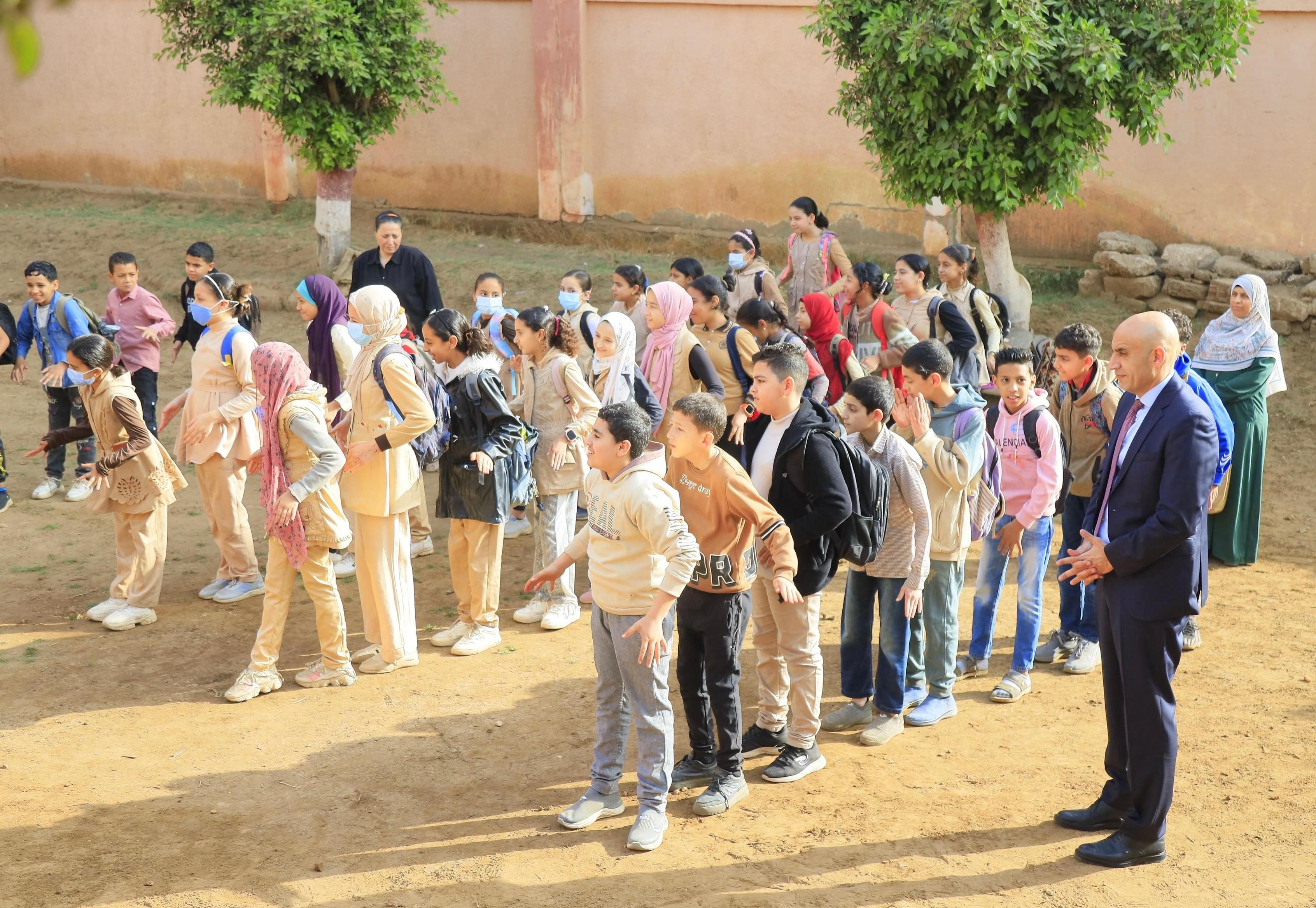 وزير التعليم خلال جولة بالمنوفية يشيد بانصباط الدراسة بمدارس إدارة الباجور