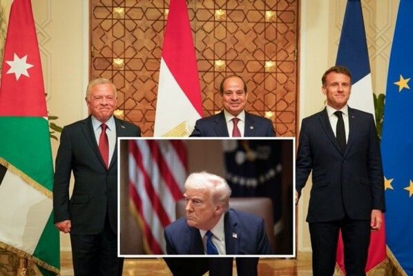 "الإليزيه": ماكرون والسيسي وعبدالله الثاني أجروا اتصالا مع ترامب أثناء قمة القاهرة