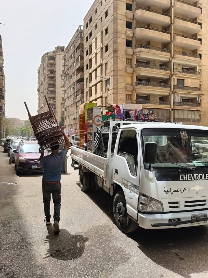 محافظة الجيزة ترفع 1250 حالة إشغال متنوعة فى أحياء العجوزة والعمرانية