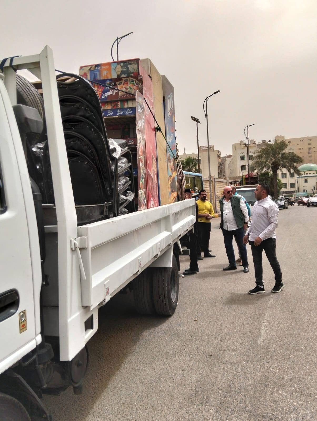 محافظة الجيزة ترفع 1250 حالة إشغال متنوعة فى أحياء العجوزة والعمرانية