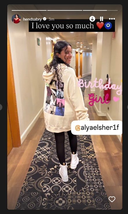 هند صبري تحتفل بيوم ميلاد ابنتها الكبرى بهذه الكلمات