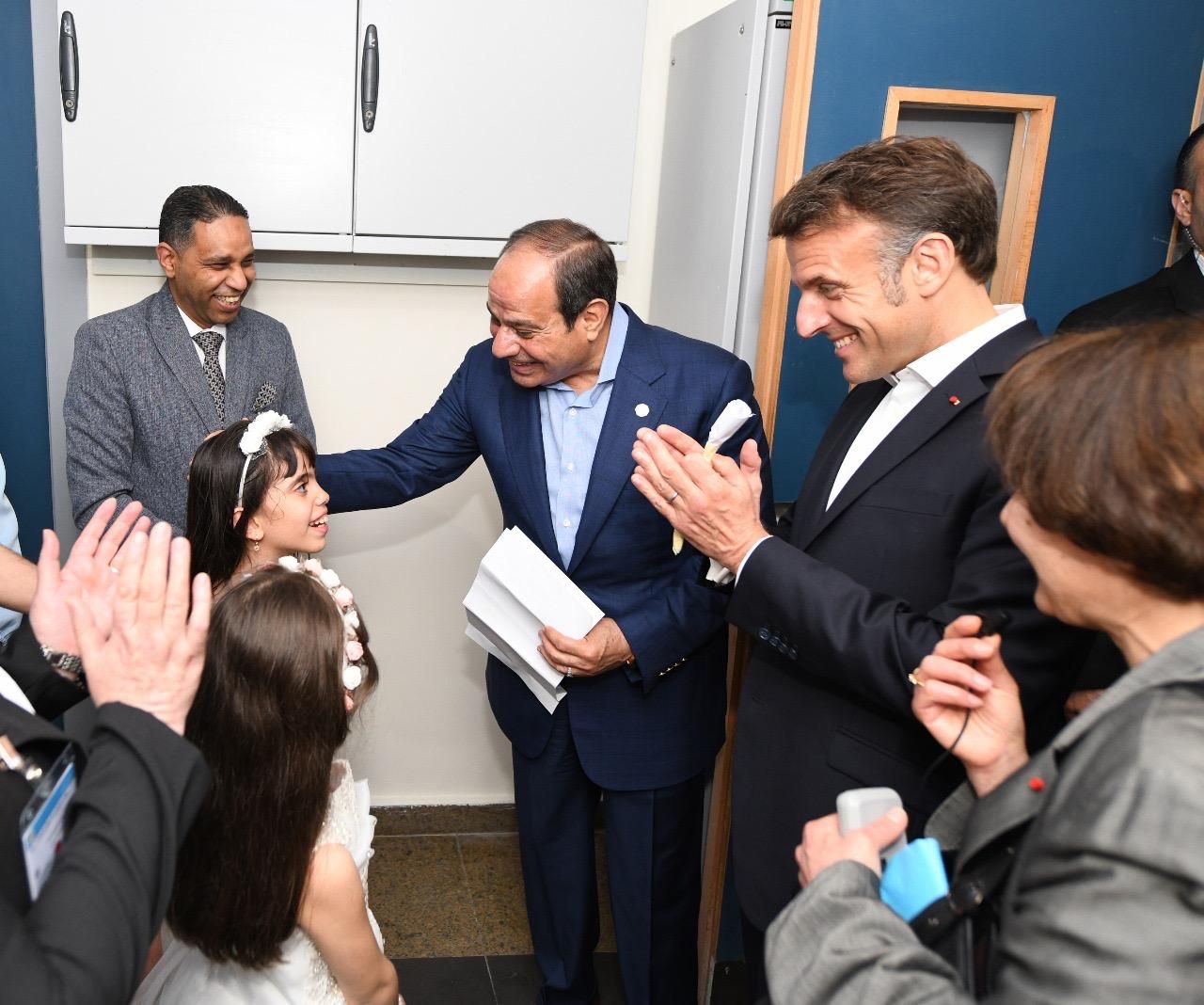 التفاصيل الكاملة لزيارة الرئيسين السيسى وماكرون للعريش اليوم.. صور