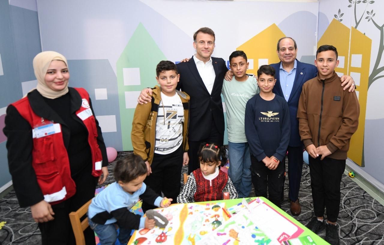 التفاصيل الكاملة لزيارة الرئيسين السيسى وماكرون للعريش اليوم.. صور