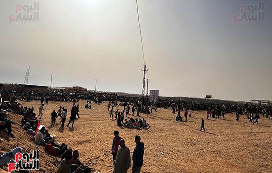 آلاف المصريين يعلنوها من العريش: لا لتهجير الفلسطينيين من غزة "فيديو وصور"