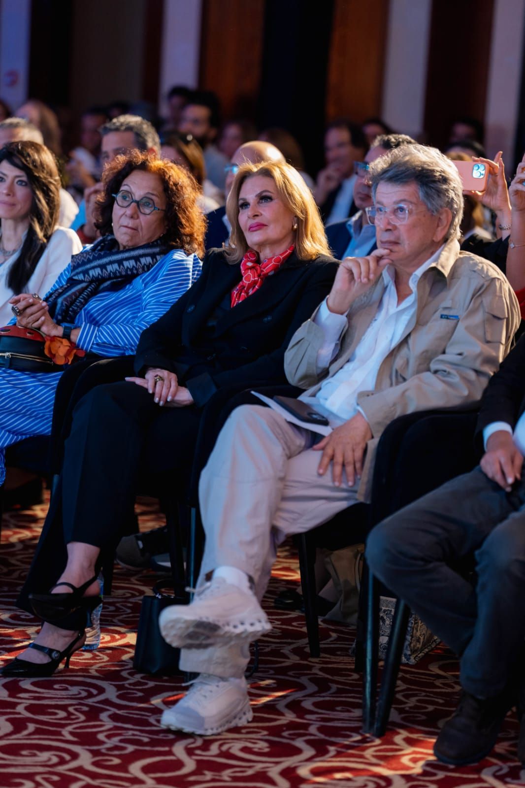 يسرا: أتمنى فتح المجال لتصوير أفلام عالمية فى مصر لجذب العملة الصعبة ودعم الاقتصاد