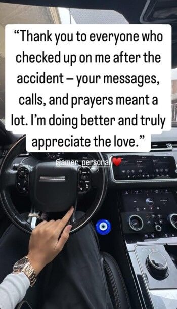 سيبال بو شعيا تطمئن محبيها بعد الحادث المروع الذي تعرضت له