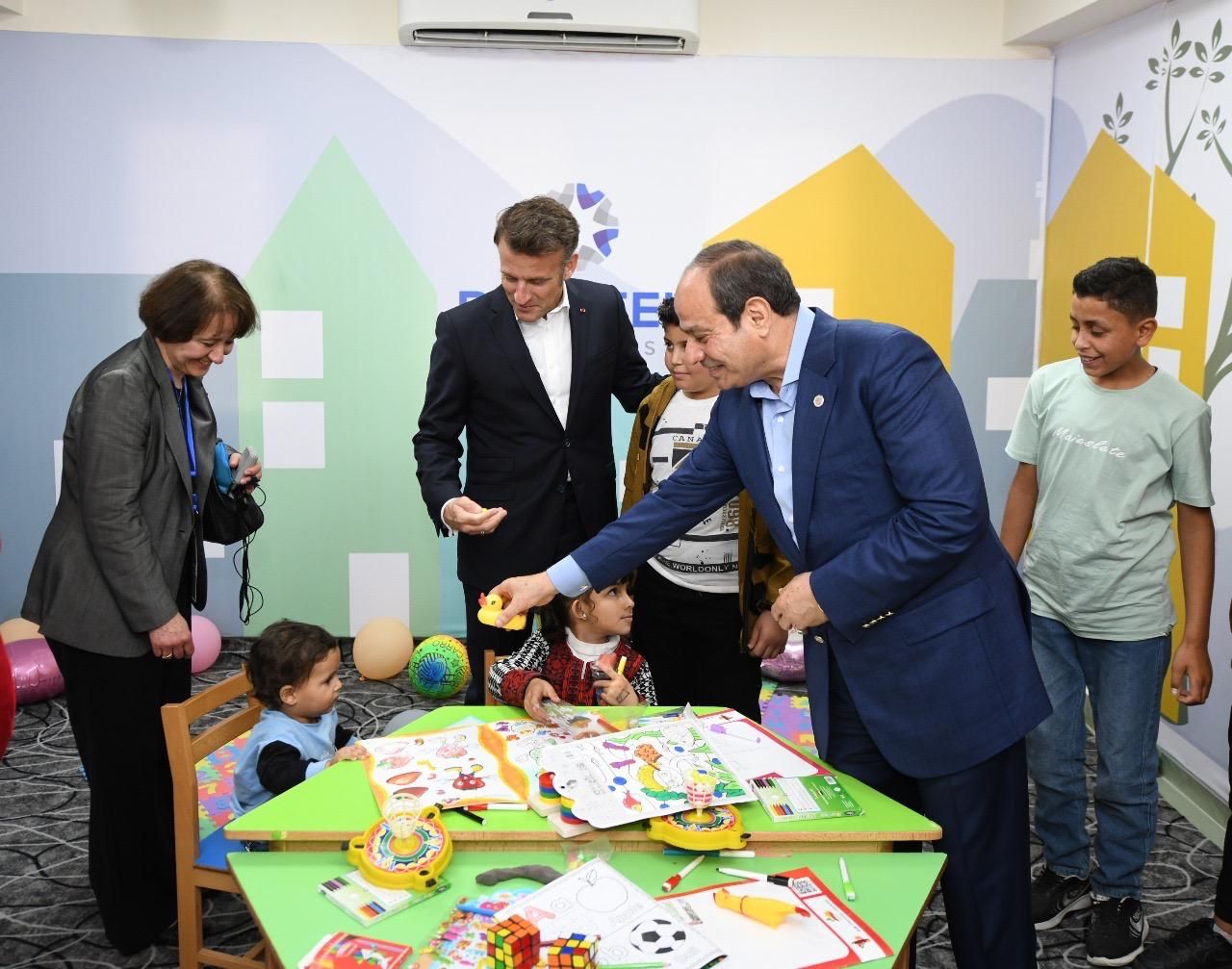 التفاصيل الكاملة لزيارة الرئيسين السيسى وماكرون للعريش اليوم.. صور