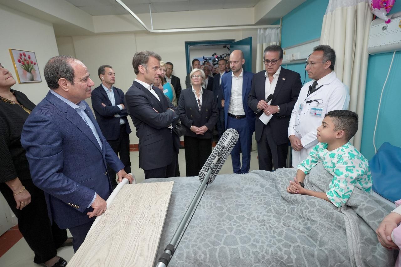 التفاصيل الكاملة لزيارة الرئيسين السيسى وماكرون للعريش اليوم.. صور