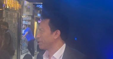 سامح حسين أول حضور العرض الخاص لفيلم استنساخ