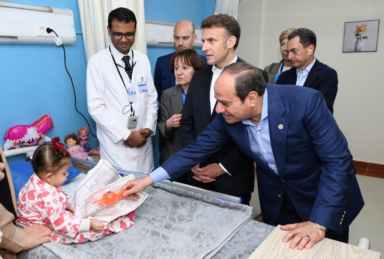 التفاصيل الكاملة لزيارة الرئيسين السيسى وماكرون للعريش اليوم.. صور