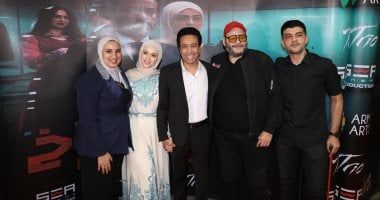 سامح حسين وهبة مجدى وأبطال استنساخ يحتفلون بالعرض الخاص للفيلم