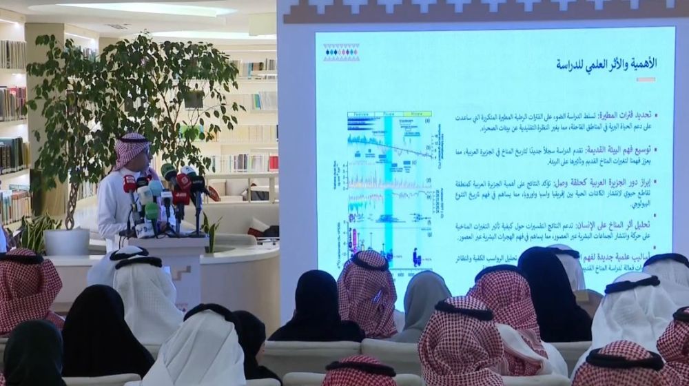 مدير قطاع الآثار: أطول سجل مناخي في العالم يقع بمركز شوية في الرياض