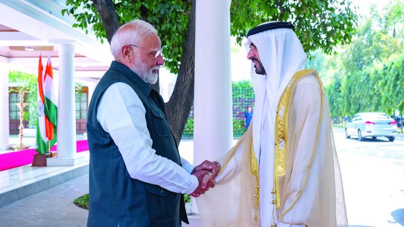 الامارات | حمدان بن محمد: علاقات الإمارات والهند تقودها رؤيتنا المشتركة لمستقبل مليء بالفرص والازدهار